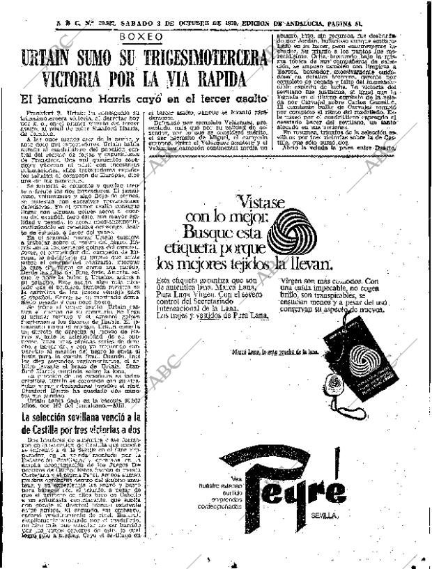 ABC SEVILLA 03-10-1970 página 51
