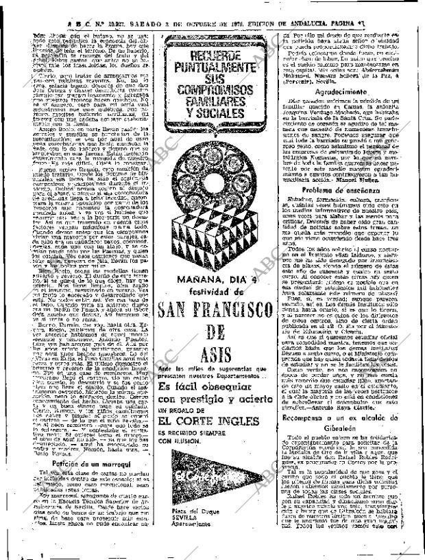 ABC SEVILLA 03-10-1970 página 62