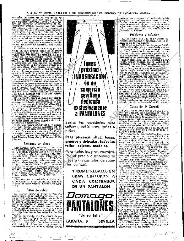 ABC SEVILLA 03-10-1970 página 64