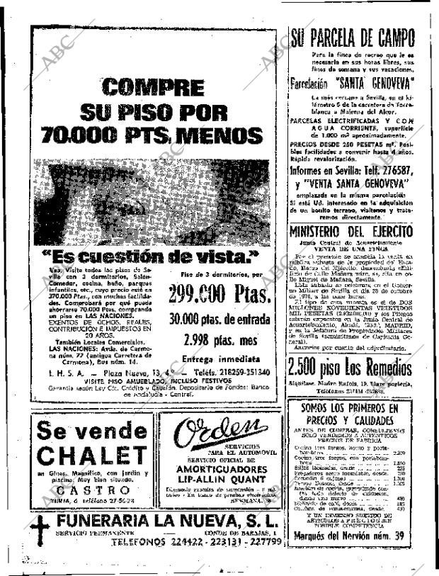 ABC SEVILLA 03-10-1970 página 72