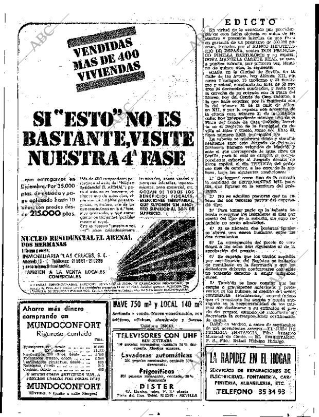 ABC SEVILLA 03-10-1970 página 73