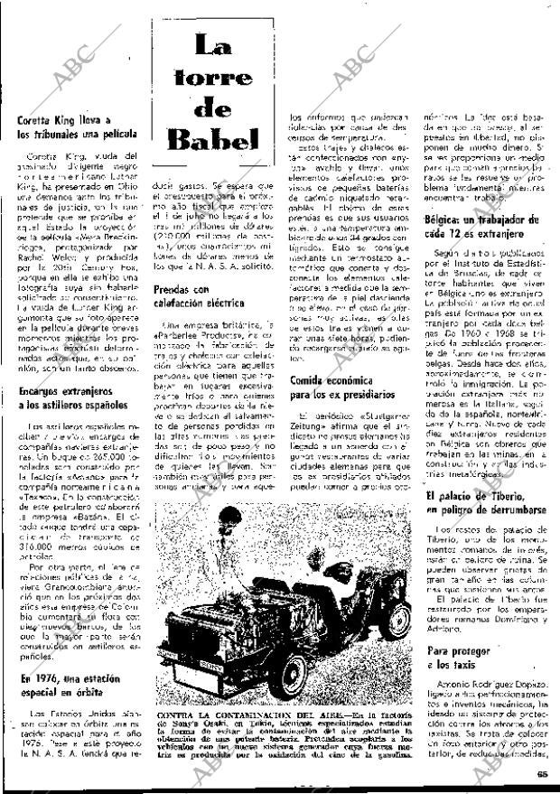 BLANCO Y NEGRO MADRID 03-10-1970 página 65