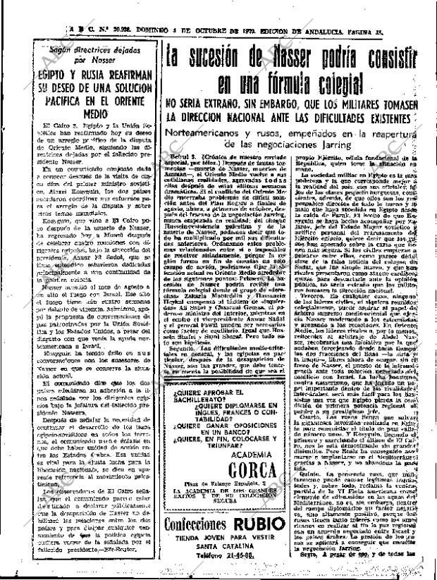 ABC SEVILLA 04-10-1970 página 33