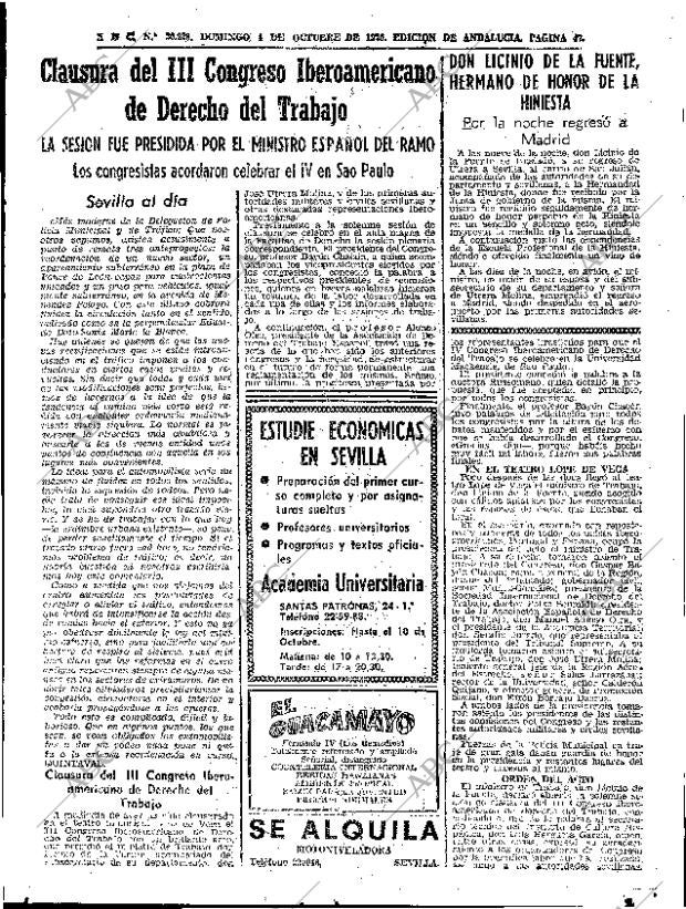 ABC SEVILLA 04-10-1970 página 45