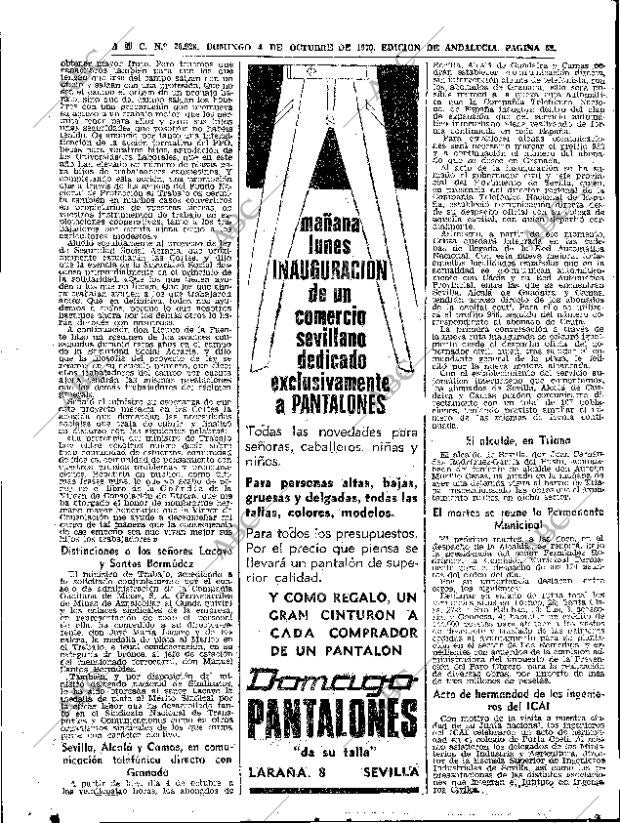 ABC SEVILLA 04-10-1970 página 50