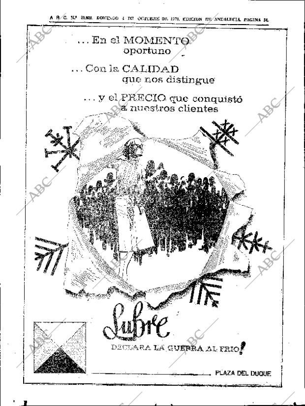 ABC SEVILLA 04-10-1970 página 52