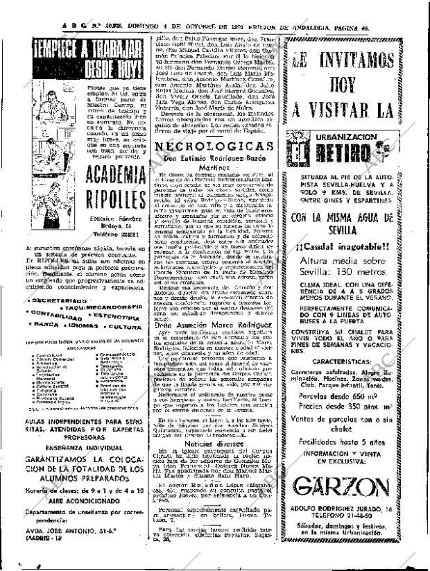 ABC SEVILLA 04-10-1970 página 58