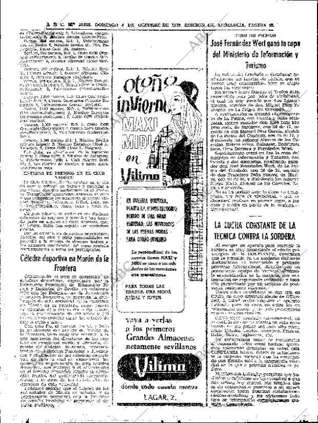 ABC SEVILLA 04-10-1970 página 66