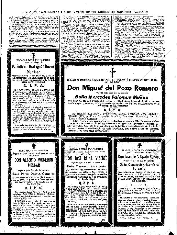 ABC SEVILLA 06-10-1970 página 77