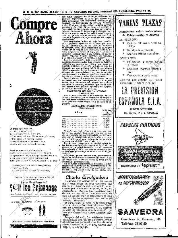 ABC SEVILLA 06-10-1970 página 84