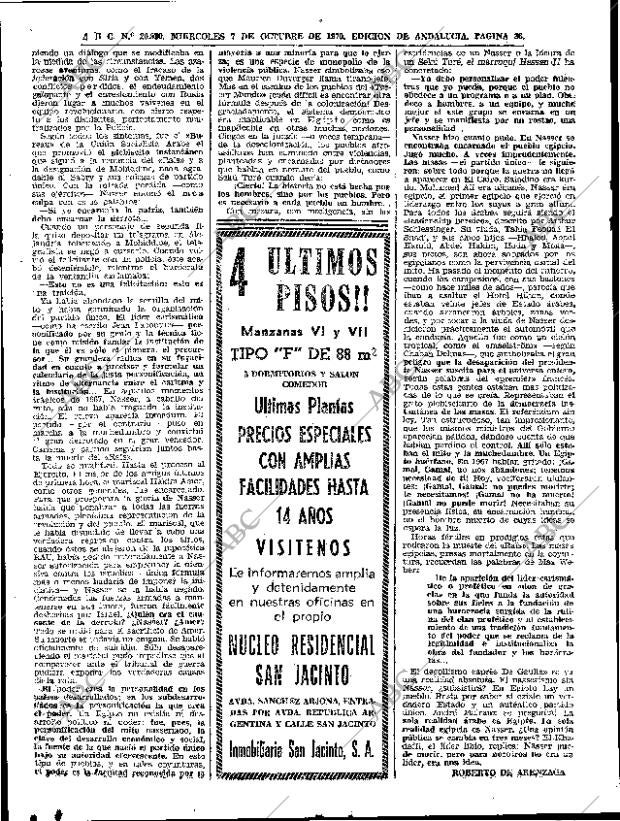 ABC SEVILLA 07-10-1970 página 36