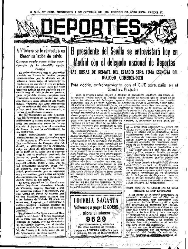 ABC SEVILLA 07-10-1970 página 57
