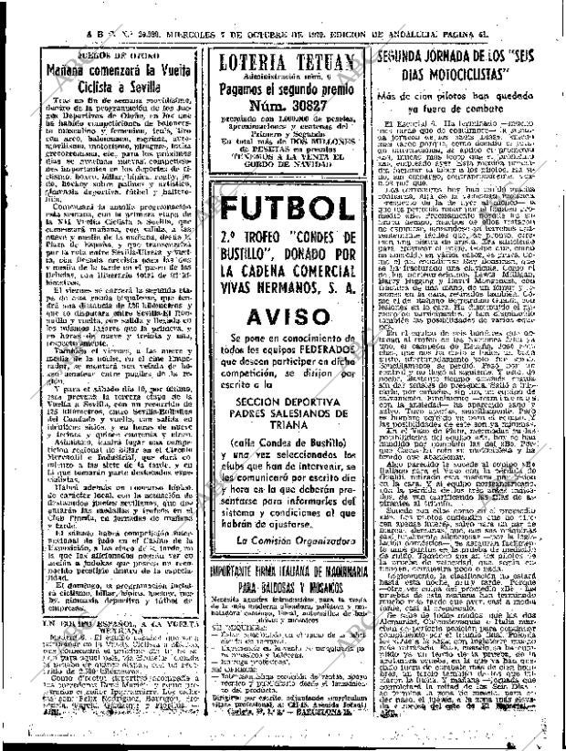 ABC SEVILLA 07-10-1970 página 61
