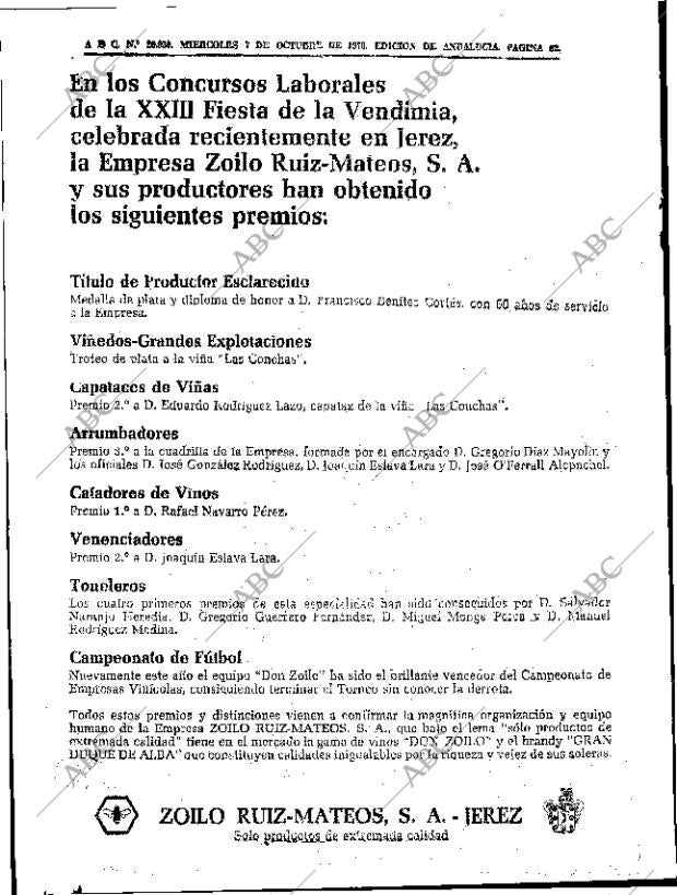 ABC SEVILLA 07-10-1970 página 62