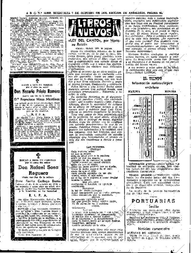 ABC SEVILLA 07-10-1970 página 65