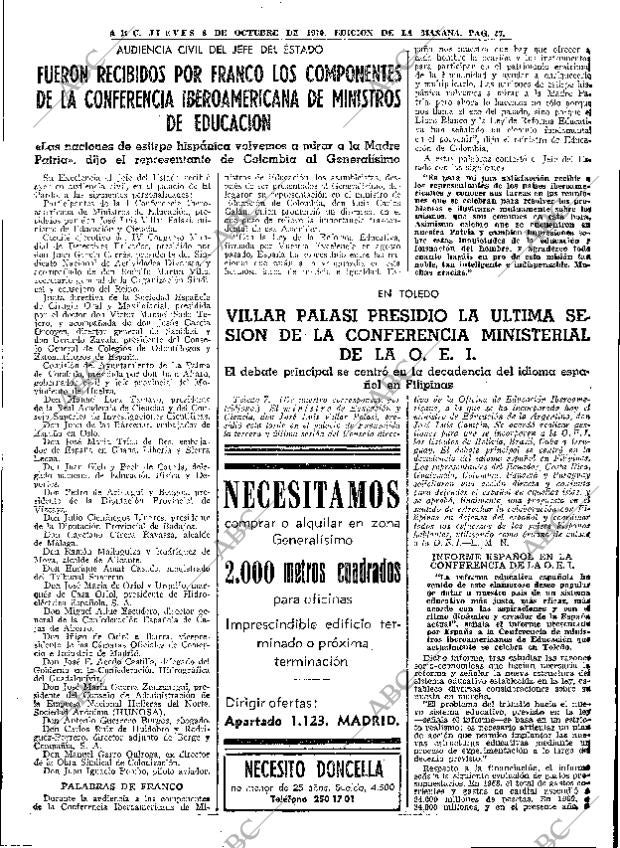 ABC MADRID 08-10-1970 página 27