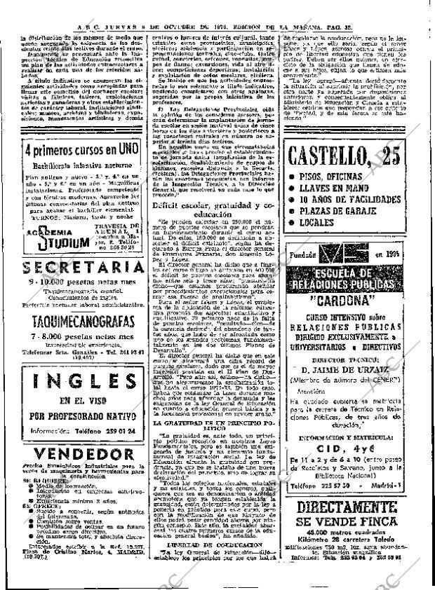 ABC MADRID 08-10-1970 página 32