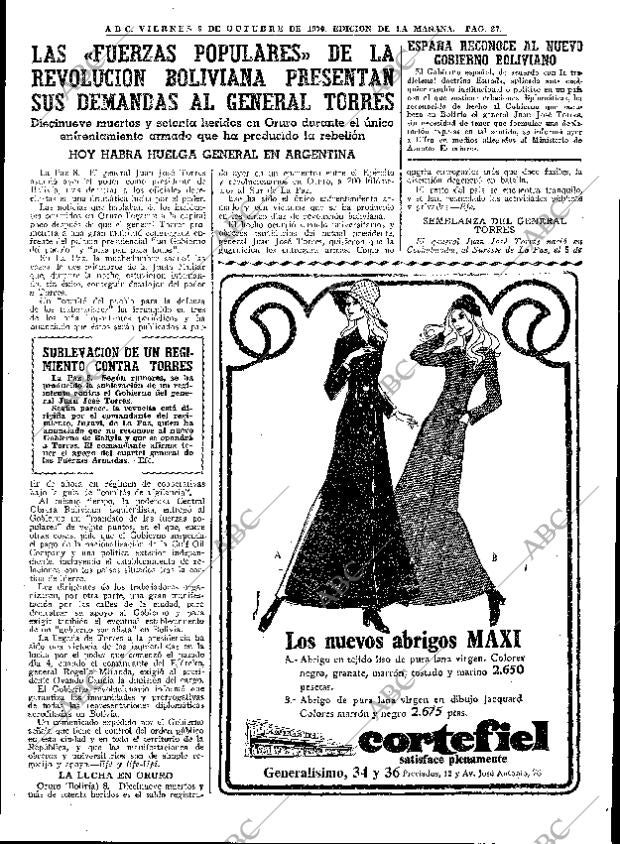 ABC MADRID 09-10-1970 página 27