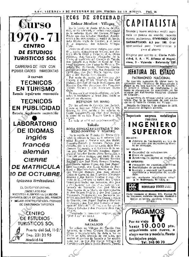 ABC MADRID 09-10-1970 página 54