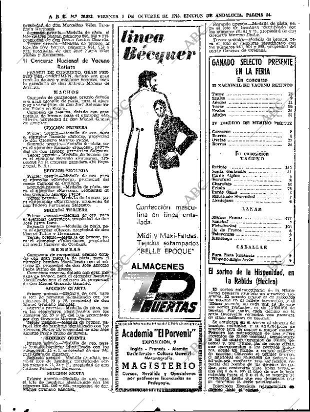 ABC SEVILLA 09-10-1970 página 54