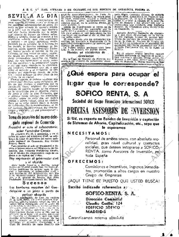 ABC SEVILLA 09-10-1970 página 55