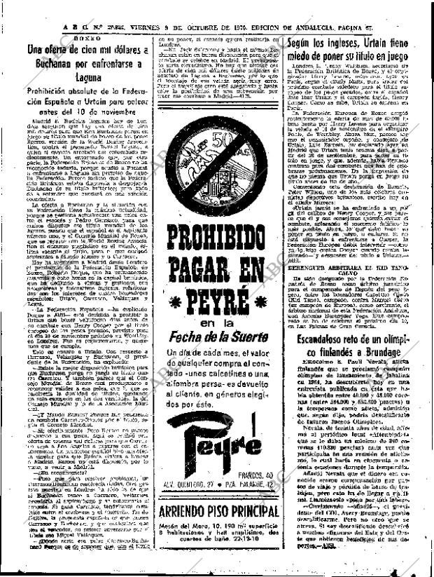 ABC SEVILLA 09-10-1970 página 67