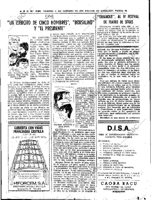 ABC SEVILLA 09-10-1970 página 69