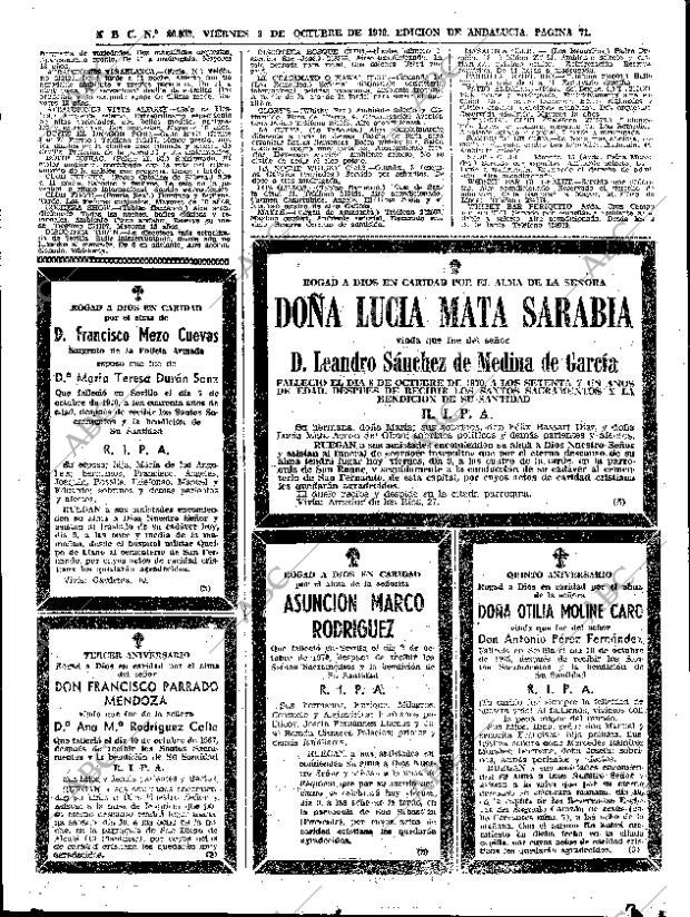 ABC SEVILLA 09-10-1970 página 71