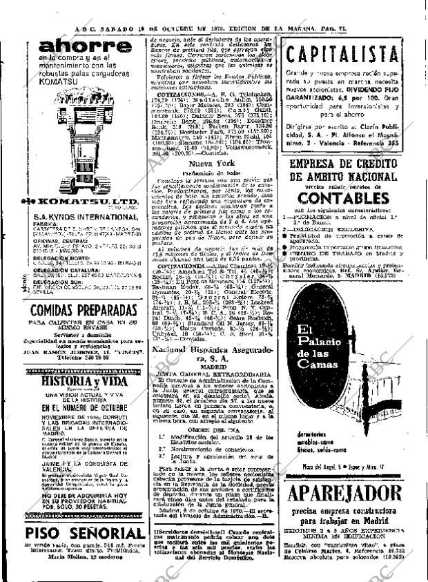 ABC MADRID 10-10-1970 página 74
