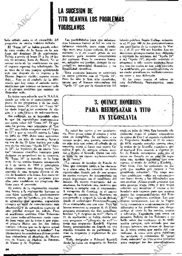 BLANCO Y NEGRO MADRID 10-10-1970 página 64