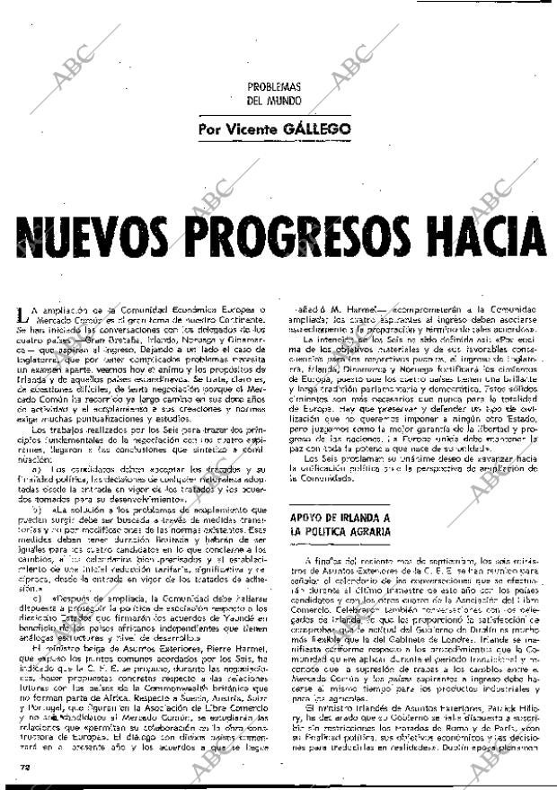 BLANCO Y NEGRO MADRID 10-10-1970 página 72