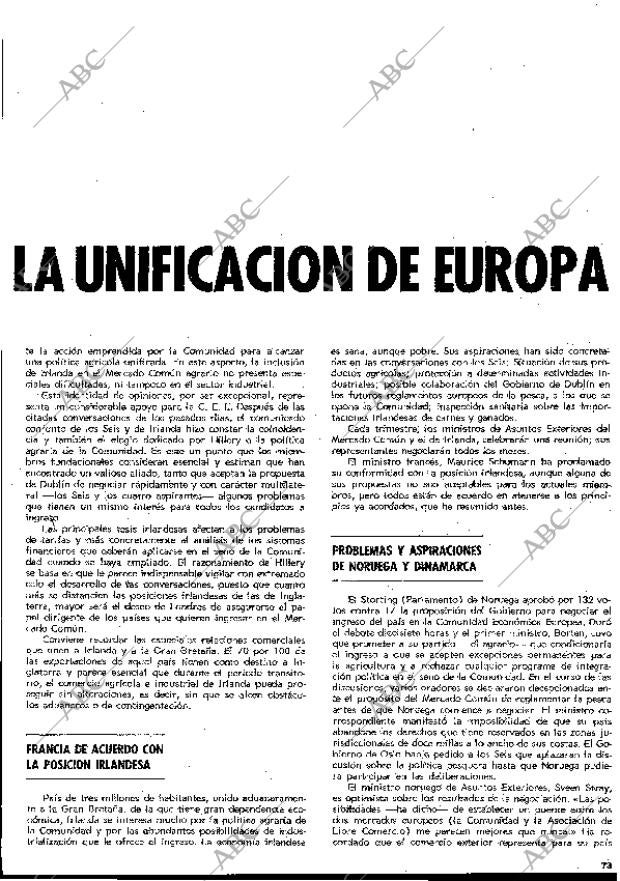 BLANCO Y NEGRO MADRID 10-10-1970 página 73