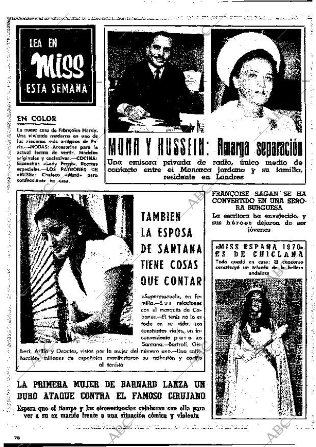 BLANCO Y NEGRO MADRID 10-10-1970 página 76