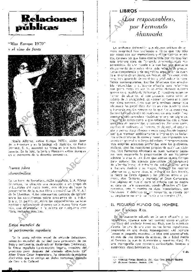 BLANCO Y NEGRO MADRID 10-10-1970 página 96