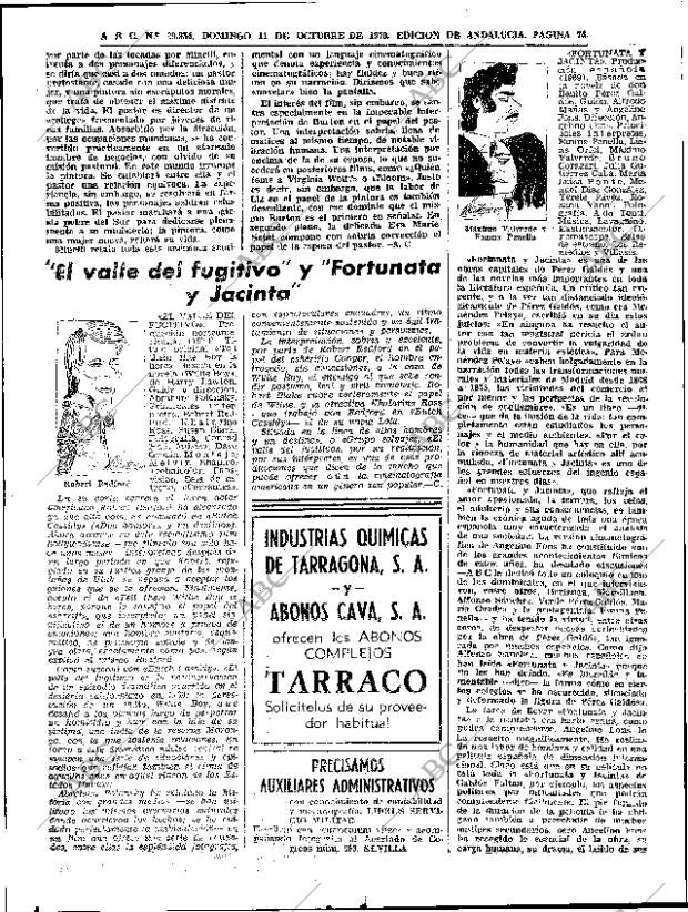 ABC SEVILLA 11-10-1970 página 74