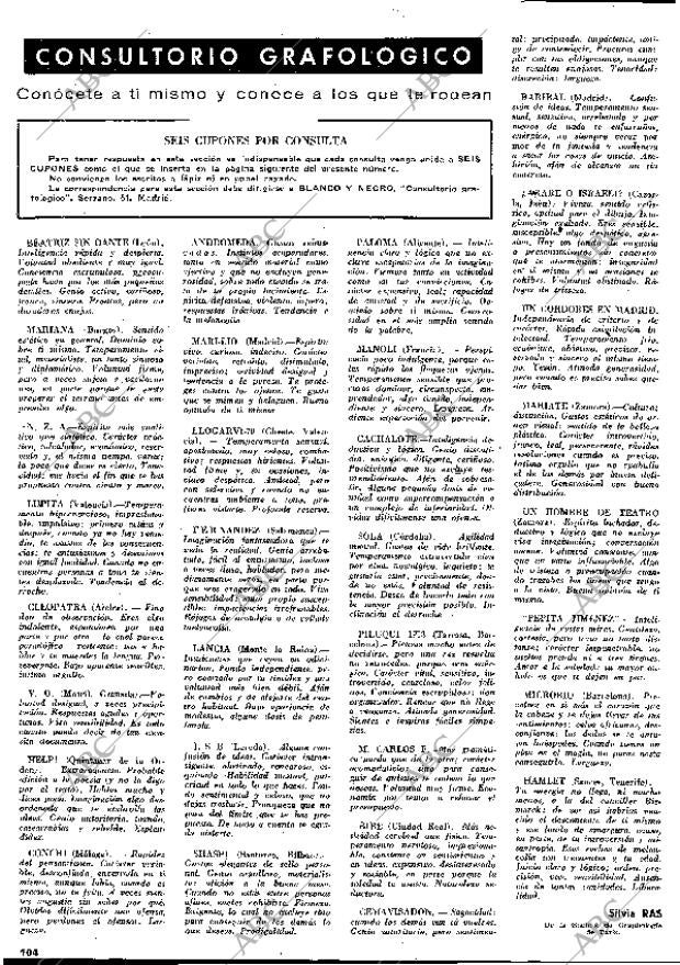 BLANCO Y NEGRO MADRID 17-10-1970 página 104