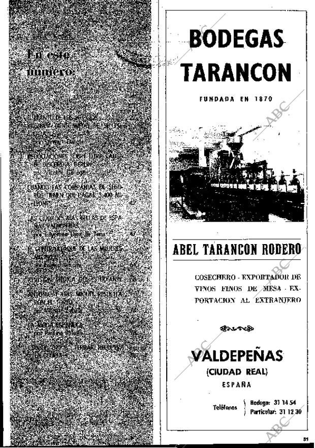 BLANCO Y NEGRO MADRID 17-10-1970 página 31