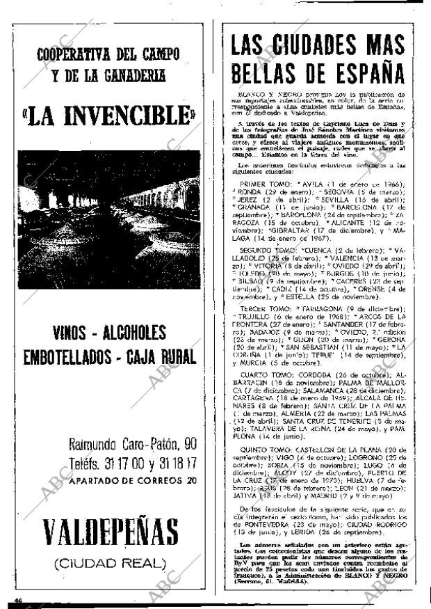 BLANCO Y NEGRO MADRID 17-10-1970 página 46