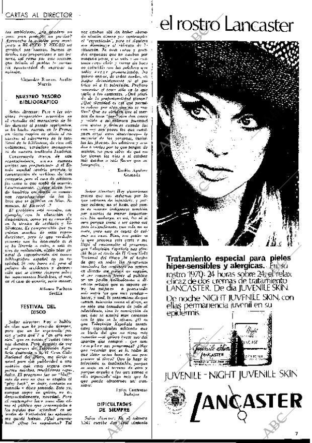 BLANCO Y NEGRO MADRID 17-10-1970 página 7
