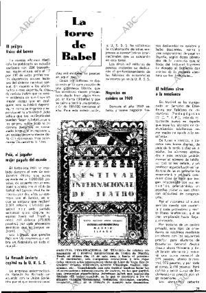 BLANCO Y NEGRO MADRID 17-10-1970 página 71