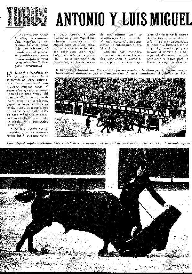 BLANCO Y NEGRO MADRID 17-10-1970 página 74