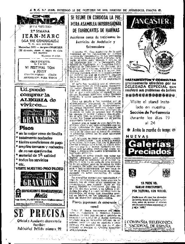 ABC SEVILLA 18-10-1970 página 42