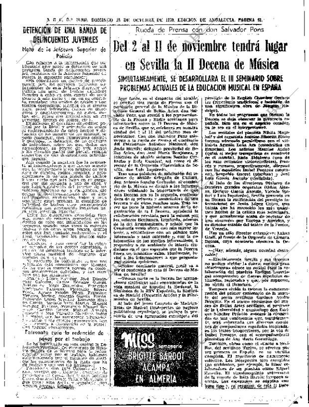 ABC SEVILLA 18-10-1970 página 51
