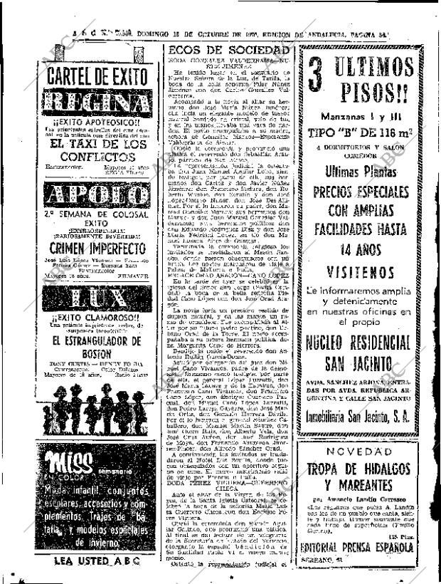 ABC SEVILLA 18-10-1970 página 54