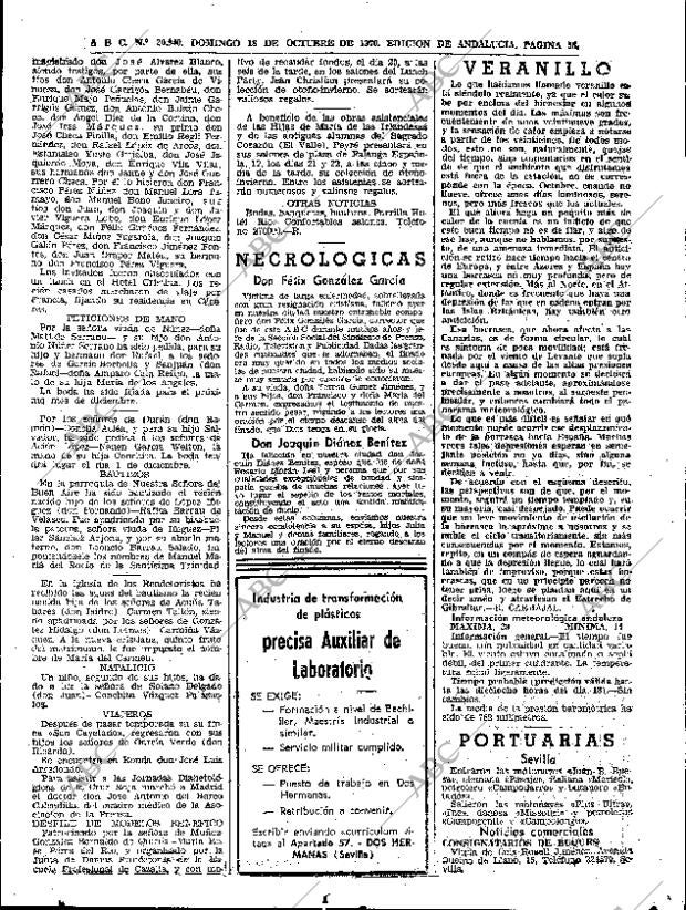 ABC SEVILLA 18-10-1970 página 55