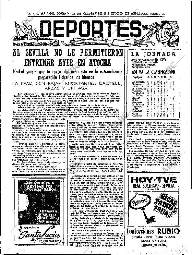 ABC SEVILLA 18-10-1970 página 57