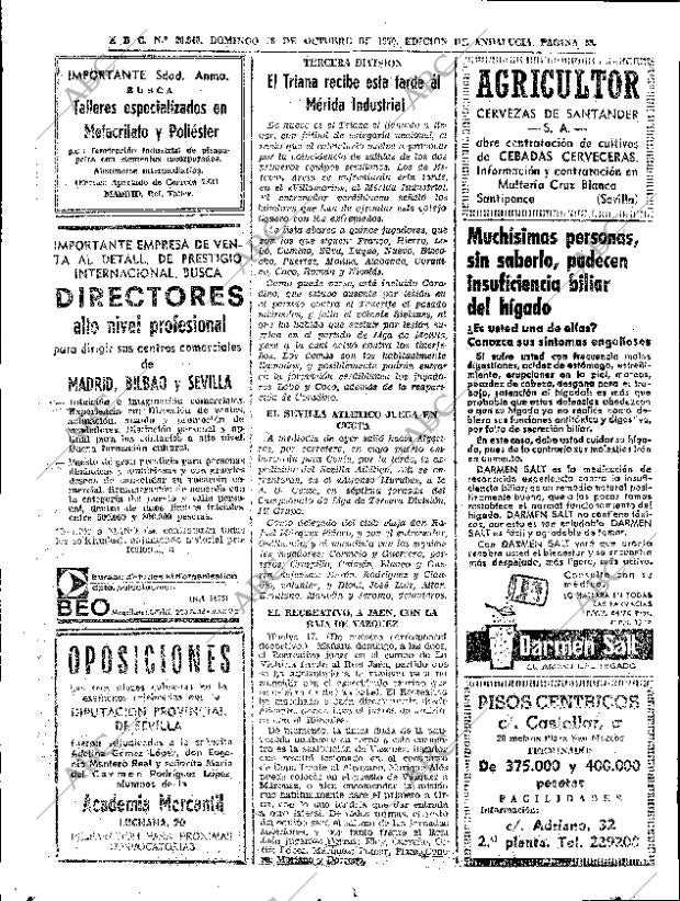 ABC SEVILLA 18-10-1970 página 58