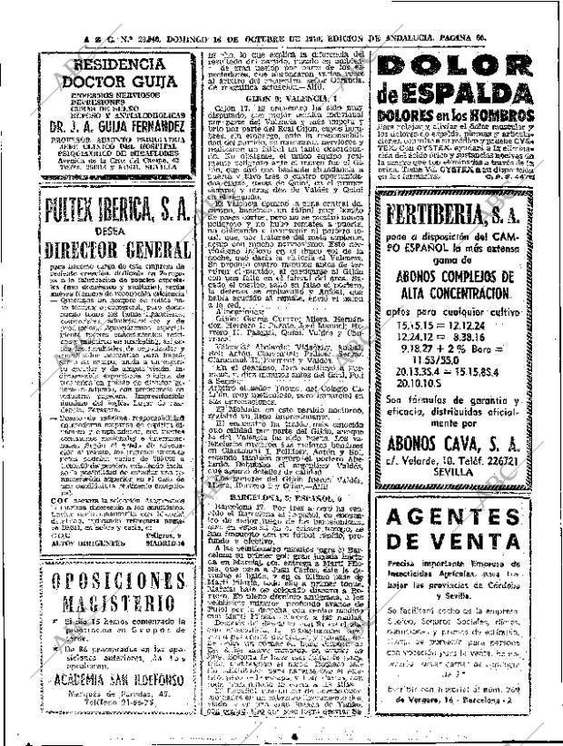 ABC SEVILLA 18-10-1970 página 60
