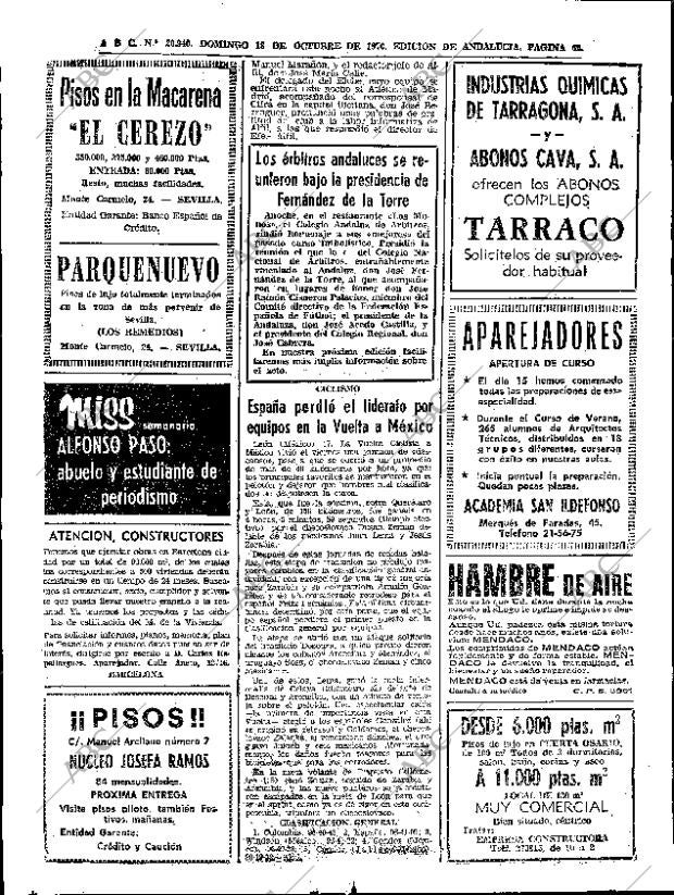 ABC SEVILLA 18-10-1970 página 62