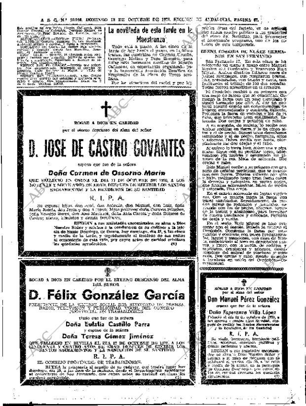 ABC SEVILLA 18-10-1970 página 67